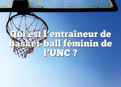 Qui est l’entraîneur de basket-ball féminin de l’UNC ?